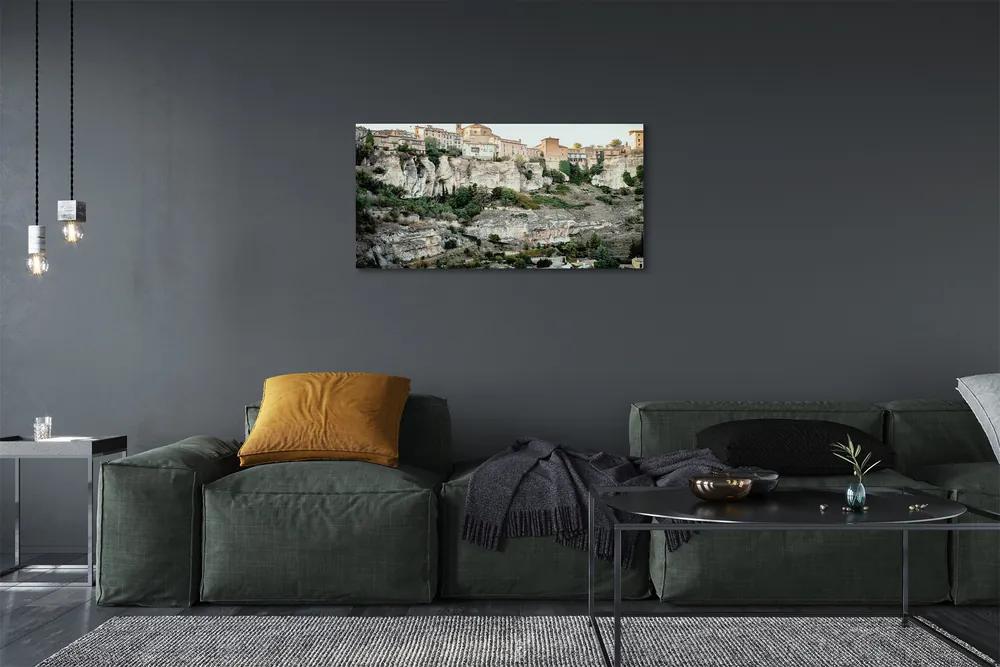 Obraz na plátne Španielsko Obec stromy 140x70 cm