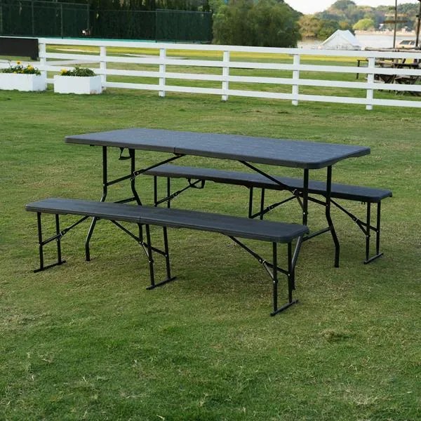 Kempingový stôl NILS Camp NC1618 antracitový