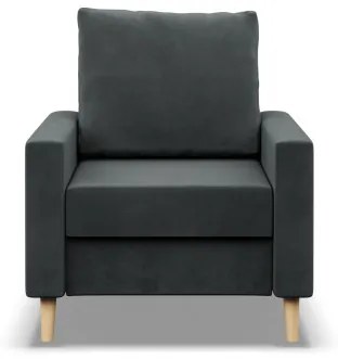 Kreslo BLANK Elegant tmavosivé