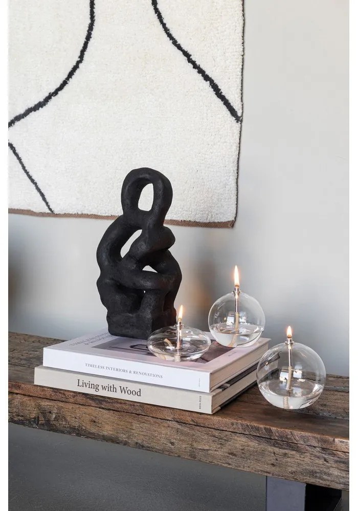 Sklenená olejová lampa (výška 10 cm) Aura – Mette Ditmer Denmark