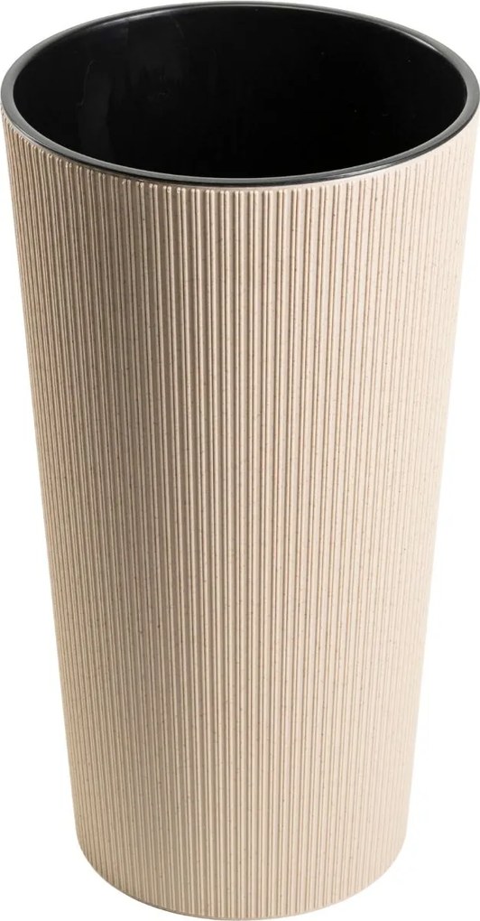 PLASTOVÝ KVETINÁČ URBANIKA ECO 46,5X25,5 CM LATTE