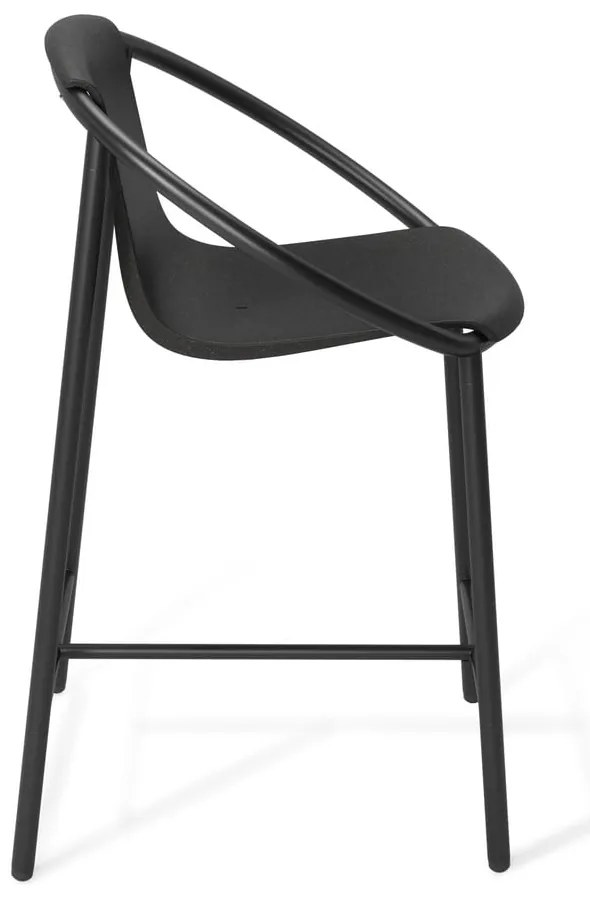 Čierna plastová barová stolička 90 cm Ringo – Umbra