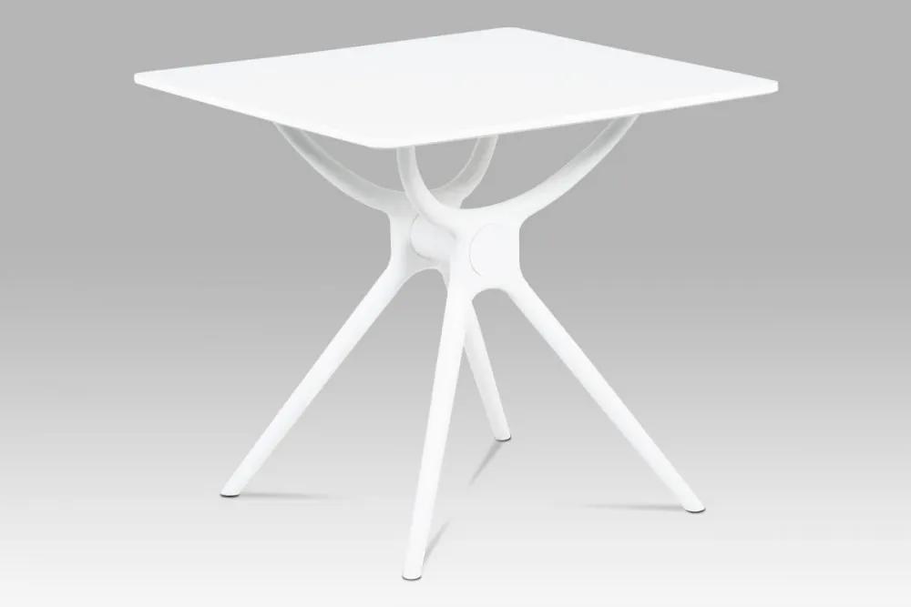 Jedálenský stôl 80x80 DT-751 WT biela Autronic