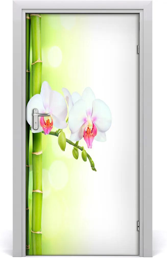 Fototapeta samolepiace  Orchidea a bambus