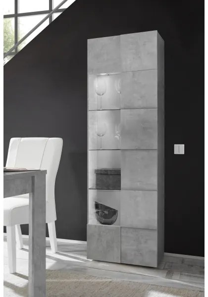 Komoda SERIAN sivý betón
