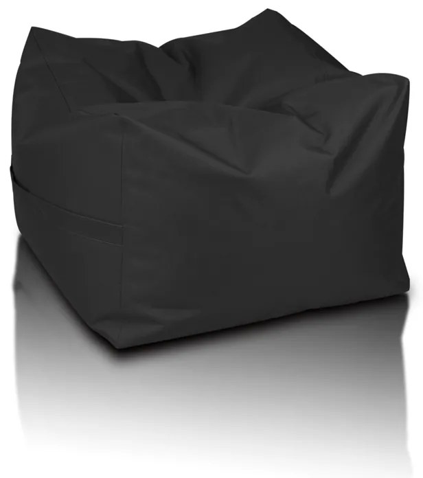 INTERMEDIC SK Sedací vak Taburetka CUBO, Polyester Farba: NC16 - Sivá tmavá (Polyester)