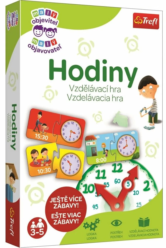 Trefl Vzdelávacia hra Malý objaviteľ Hodiny