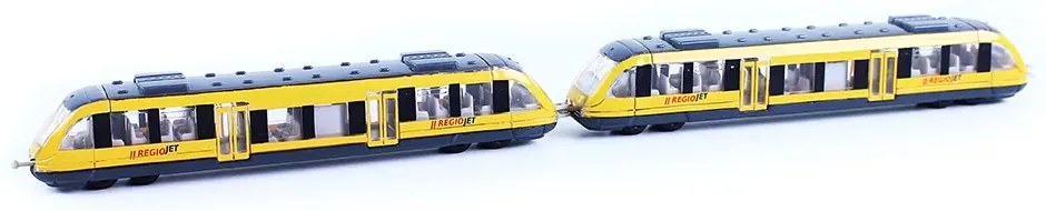 RAPPA Žltý vlak RegioJet - regionálny - kovovo-plastový - Rappa