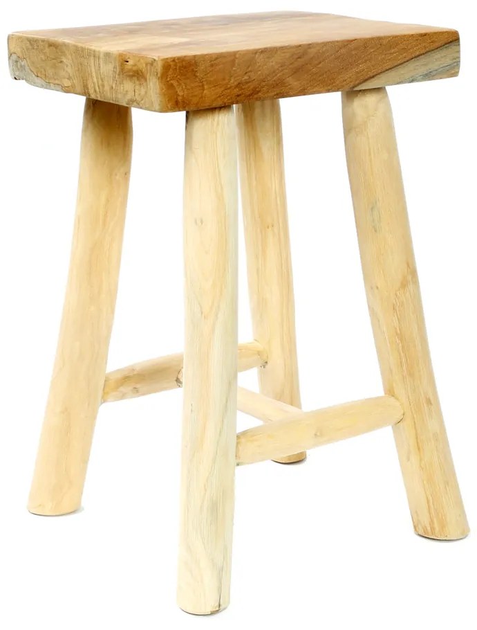 BAZAR BIZAR The Kudus Stool - Natural lavica