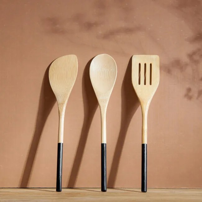 Sada kuchynských doplnkov BAMBOU čierna 806587