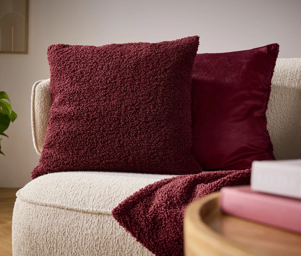 Plyšový dekoračný poťah na vankúš