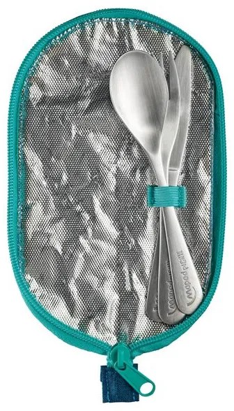 Antikorový príbor Maped Picnik Concept Kids 3 ks, modrý