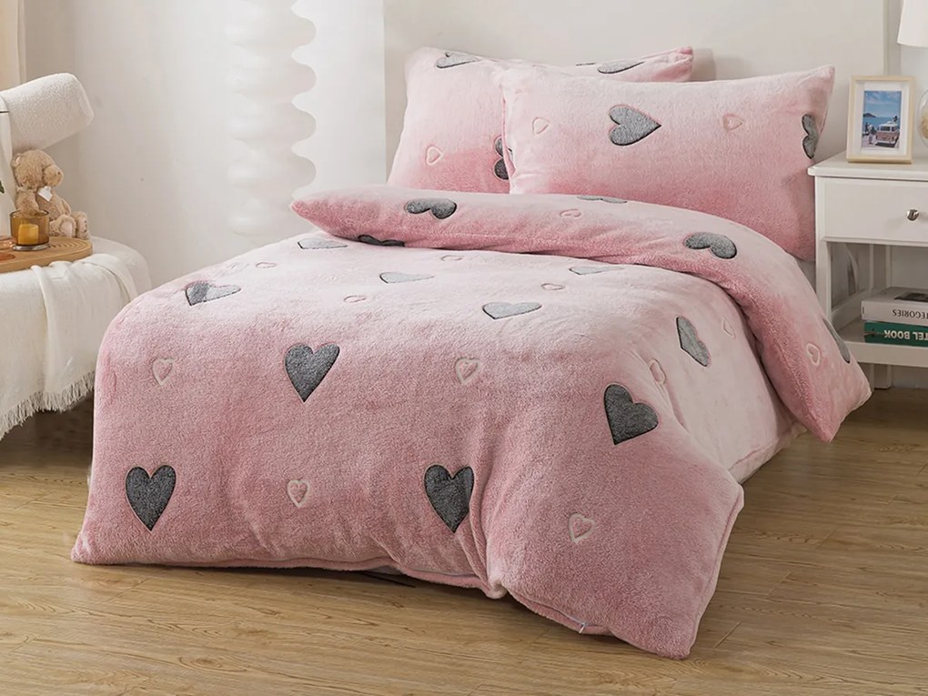 XPOSE® Mikroplyšové obliečky LOVE Exclusive (svietiaci efekt)