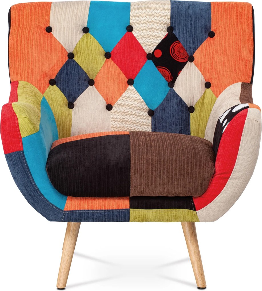 Sconto Kreslo NATALIA patchwork