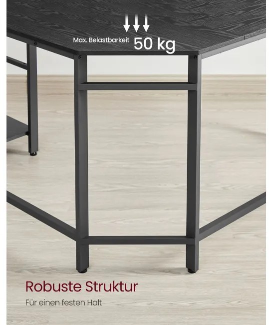 Rohový kancelársky stôl LWD072B56