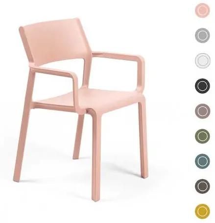 Trill stolička s podrúčkami - piesková