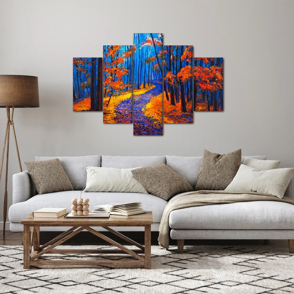 Obraz jesenného lesa (150x105 cm)
