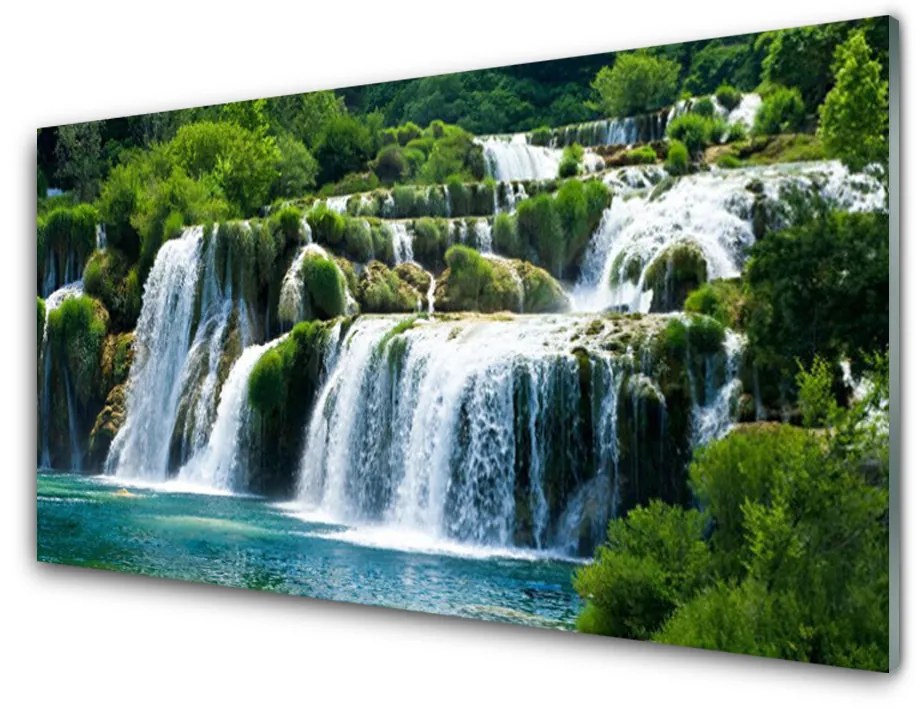 Nástenný panel  Vodopád príroda 140x70cm