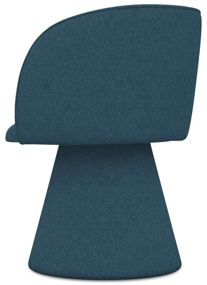 Modré čalúnené jedálenské kreslo Maia – Makamii