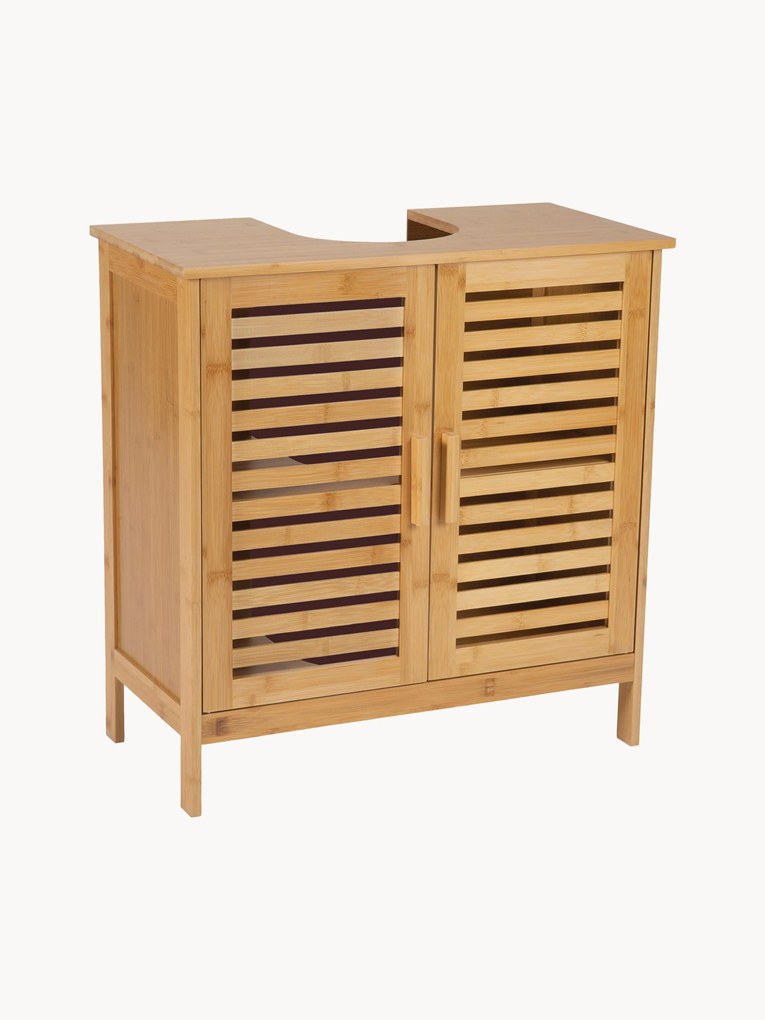 Umývadlová skrinka z bambusového dreva Merhaba, Š 60 cm