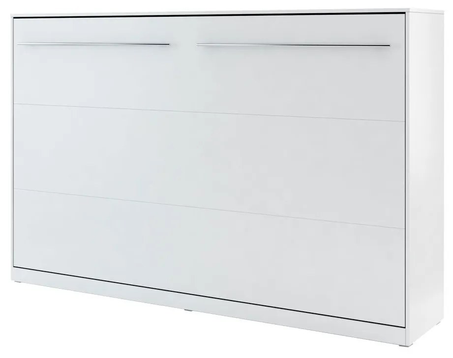Skladacia posteľ Concord Pro II, Farby: biely / biely lesk, Rozmer postele: 90x200