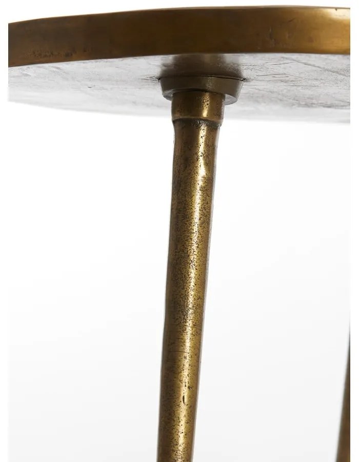 Kovový odkladací stolík 60x80 cm Lienz – Light &amp; Living