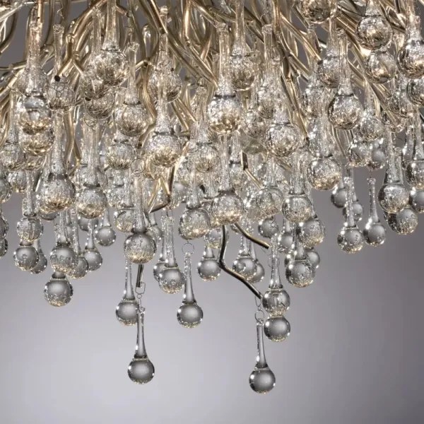 Paul Neuhaus 8092-55 - Prisadený luster ICICLE 14xG9/40W/230V priemer 100 cm chróm