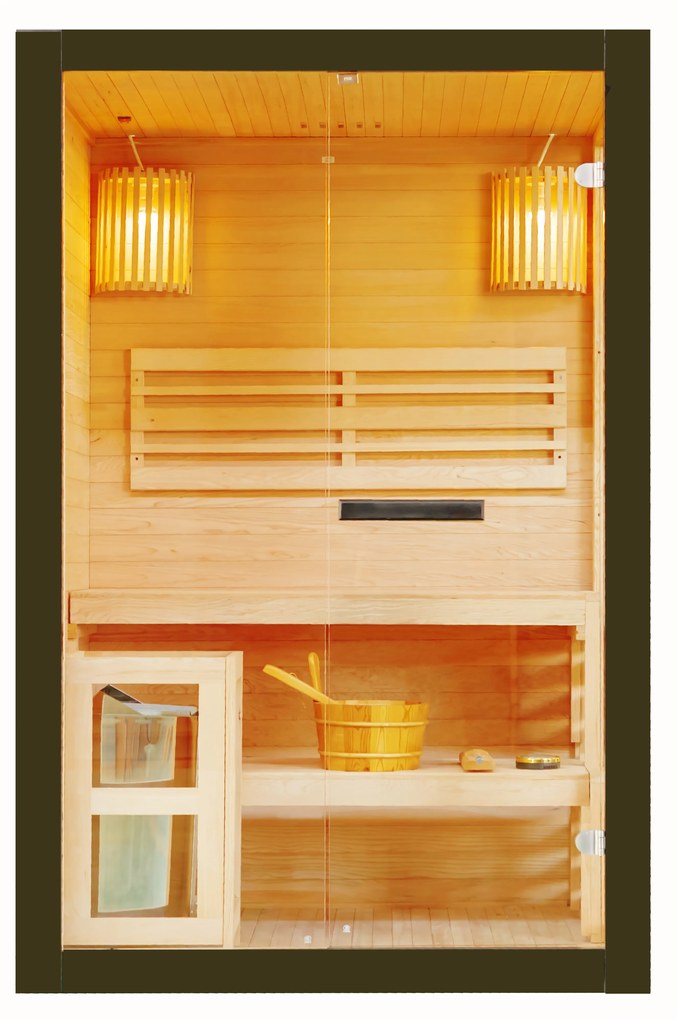 Sauna PANORAMA BLACK pre 2 osoby (Skladom posledný kus u dodávateľa, najbližšie naskladnenie cca v druhej polovici 4/2025)