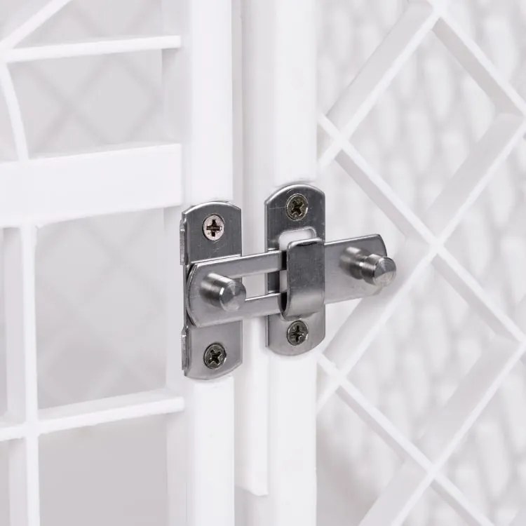 Ohrádka pre domácich miláčikov biela