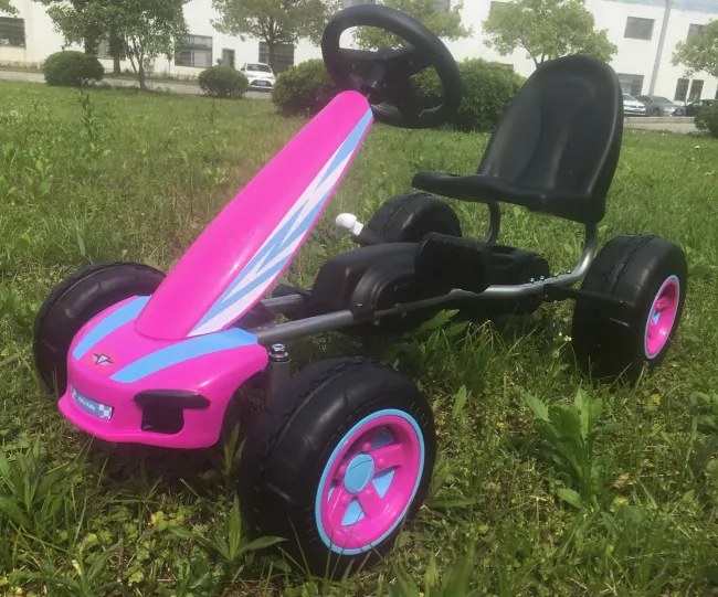 Šlapacia motokára Viper ružová