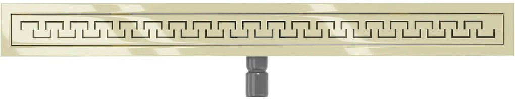 Mexen Flat M15 nerezový sprchový žľab 80 cm, zlatá, 1524080-15