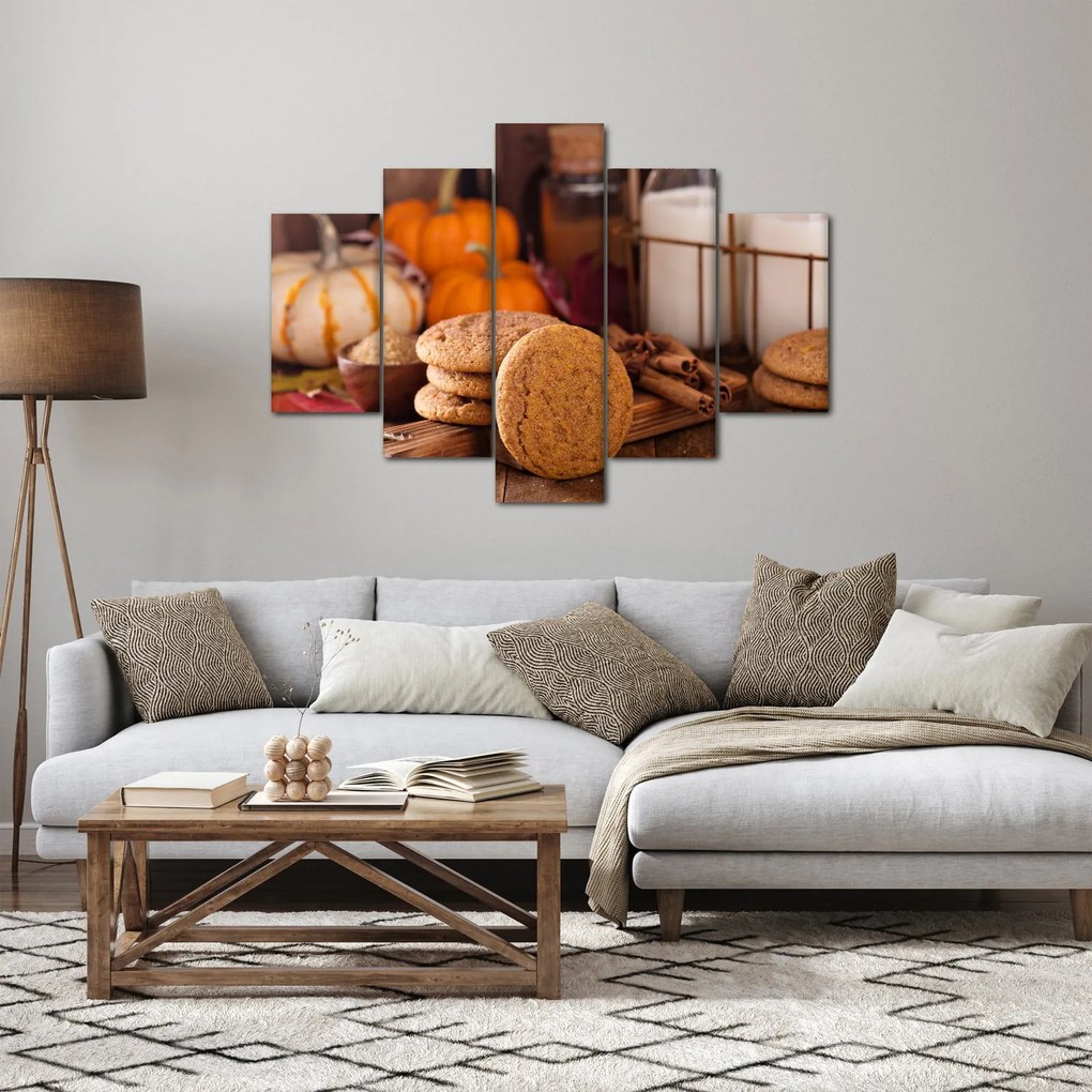 Obraz - Jesenné sušienky (150x105 cm)