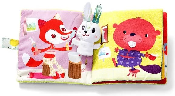 Lilliputiens – Textilná knižka – Králiček zubárom