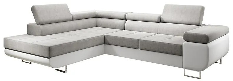 Rohová sedacia súprava Lotus L ľavá Orinoco 21+Madryt 120