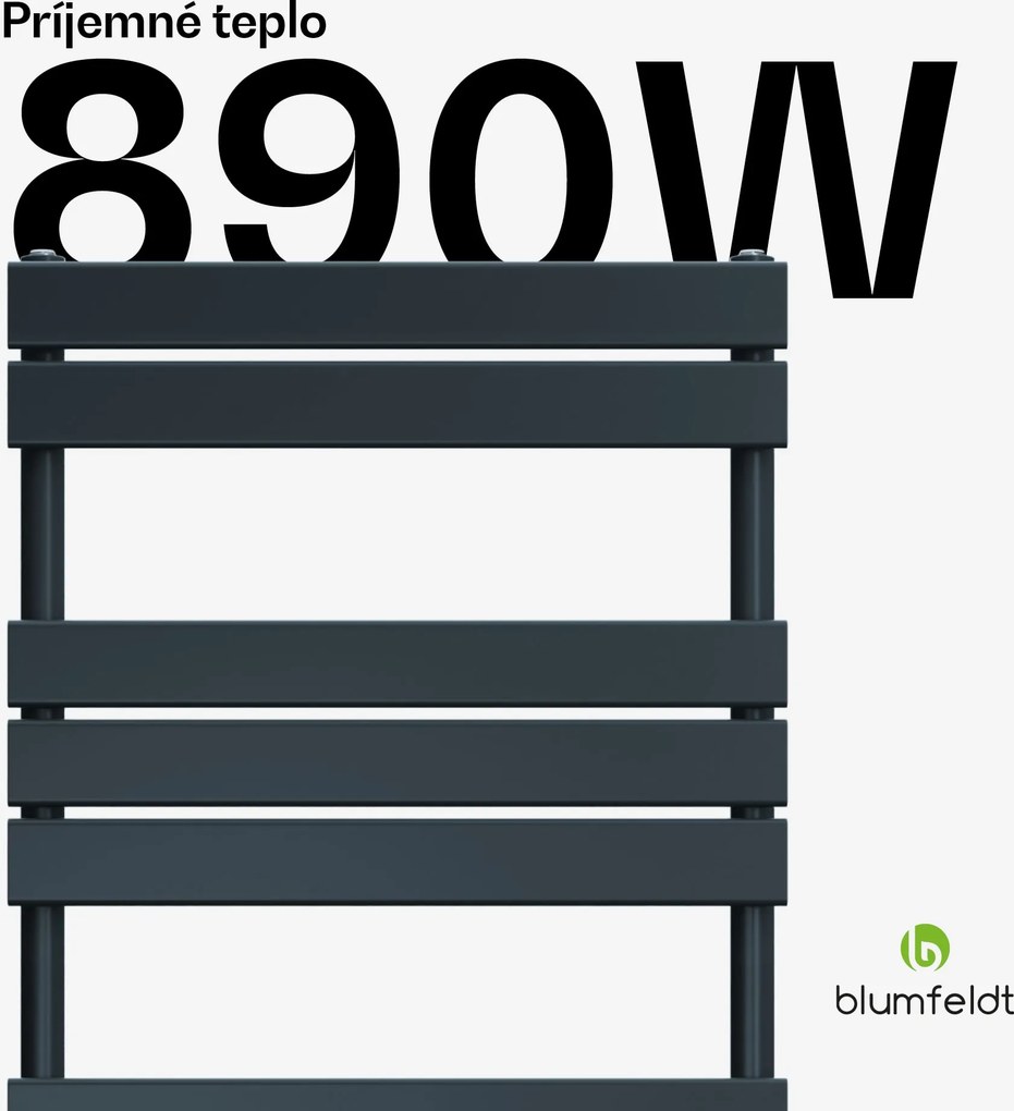 Blumfeldt Fairmont radiátor | 60 x 180 cm | nástenná montáž | moderný dizajn | prevádzka na teplú vodu