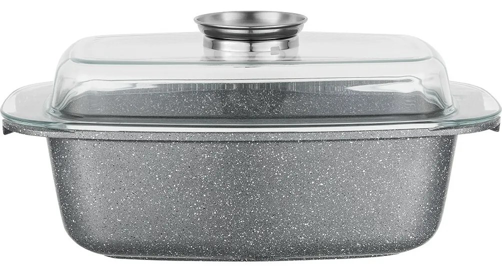 Florina Hliníkový pekáč s aróma pokrievkou Lava 4,5 l, 4,5 l, 32 × 22 × 11 cm