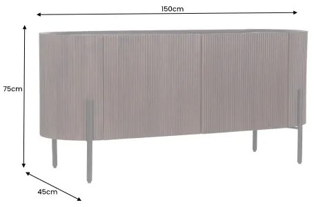 Komoda 43347 Gatsby 150cm Drevo Mango  - Komfort-nábytok