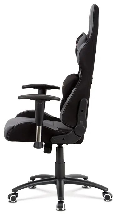 BONTEC Kancelárske kreslo, hojdací mechanizmus, šedá látka, KA-F01 GREY Farba: Šedá