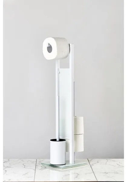 WENKO 21565100 - WC kefa RIVALTA 18x70 cm biela/čierna