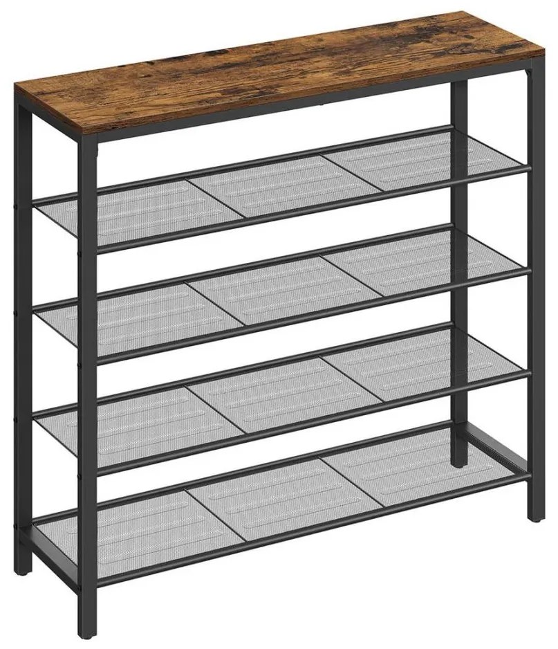 Topánkovnica DAVOR hnedá/čierna