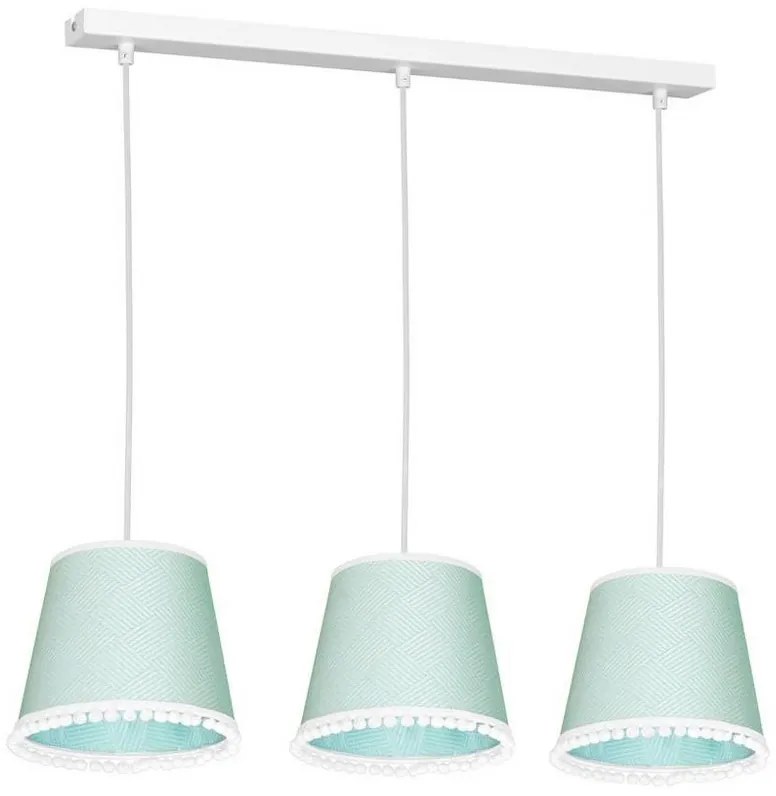 Luster na lanku DAISY 3xE27/60W/230V