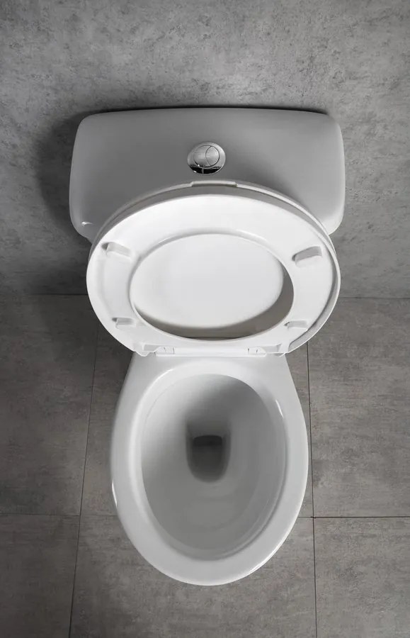 Aqualine MANUEL WC kombi, dvojtlačidlo 3/6l, spodný odpad, biela PS8814