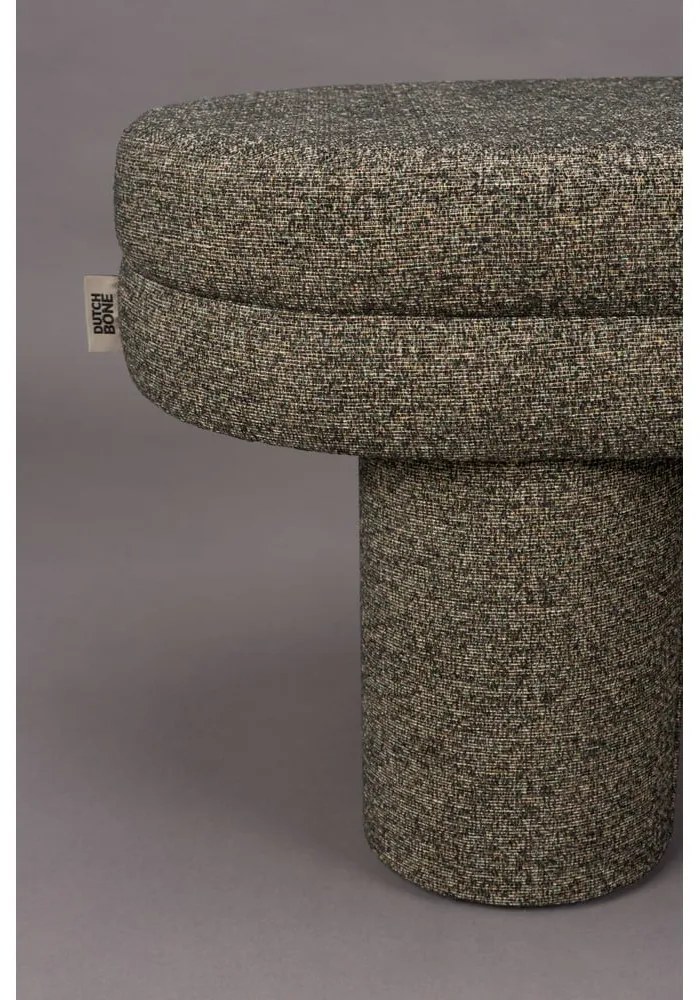 Hnedá lavica z textílie buklé Fern – Dutchbone