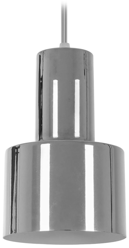 Toolight - Moderná kovová stropná lampa 1xE27 APP285-1CP, chrómová, OSW-08403