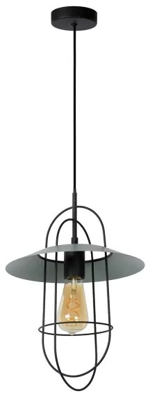 Lucide 74309/01/37 - Luster na lanku MASSON 1xE27/40W/230V tyrkysová