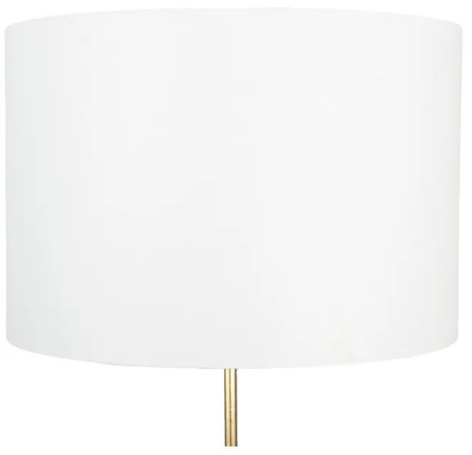 Zlato biela stolná dekoratívna lampa