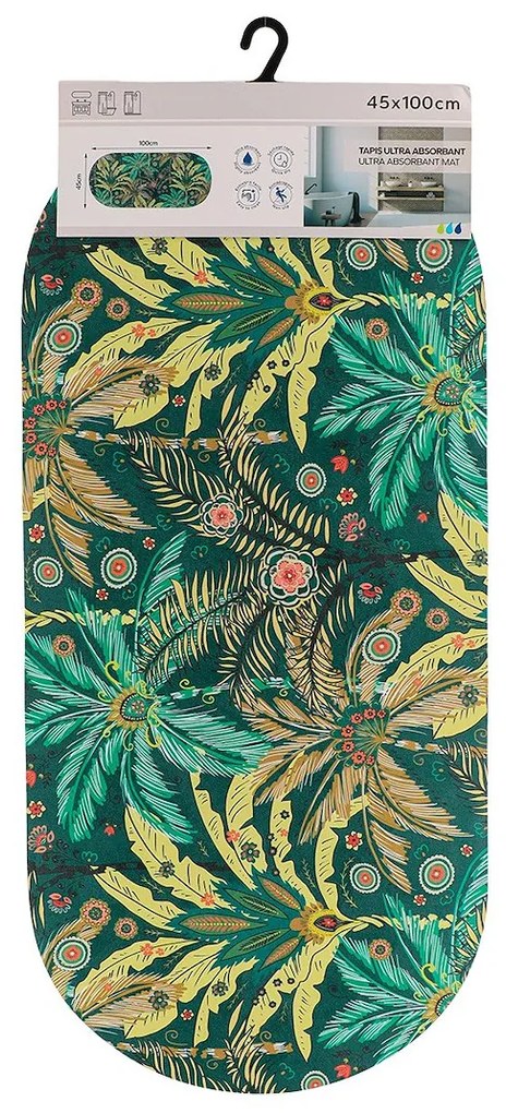 Predložka do kúpeľne Litos, 45x100 cm, viacfarebná