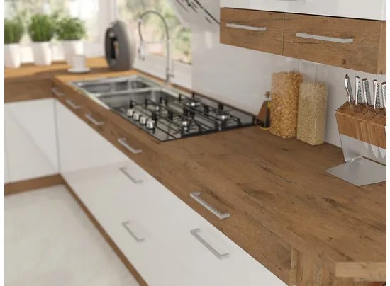 Pracovná doska Woodline, Dĺžka:: 140 cm, povrchová úprava: ľavý