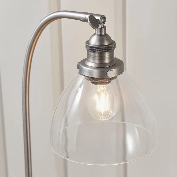Endon 91740 - Stolná lampa HANSEN 1xE14/40W/230V matný chróm