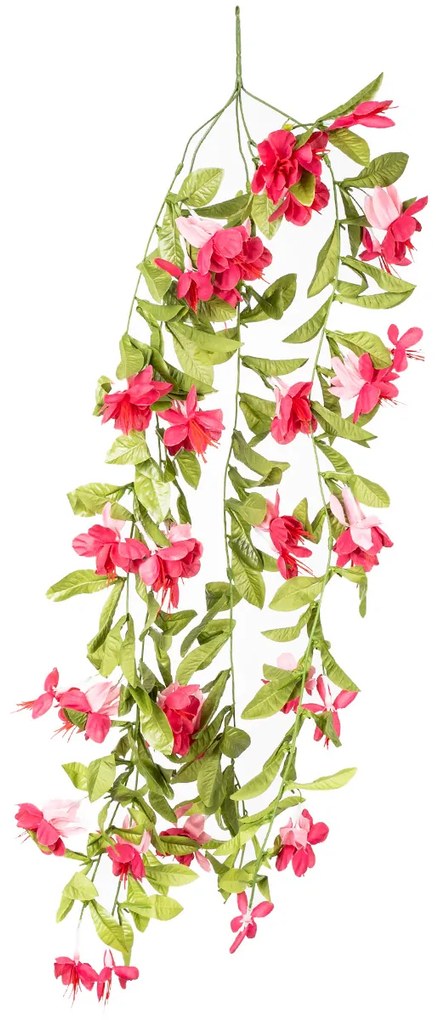 Umelá Fuchsia závesná mnohokvetá, v. 70 cm